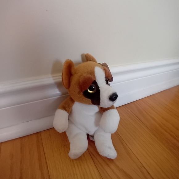 New NWT Y2K 2000s Ganz Classics Small Bean Bag Stuffed Animal Plushie Boxer - Picture 4 of 7
